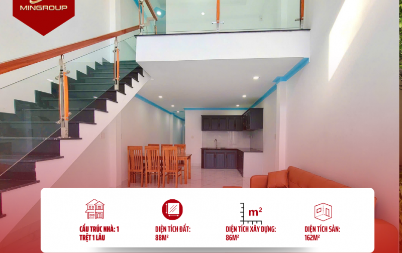 Bán nhà mới xây gần KCN GIang Điền,tiện ích đầy đủ,sổ 100% thổ cư